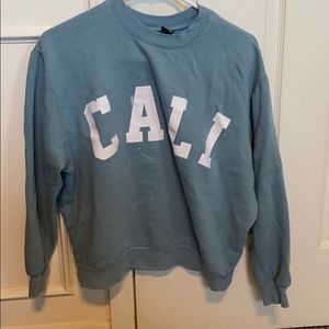Wild fable baby blue oversized sweatshirt